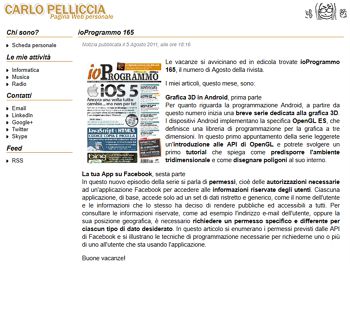 Carlo Pelliccia Personal Web Page