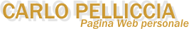 Carlo Pelliccia - Pagina Web personale